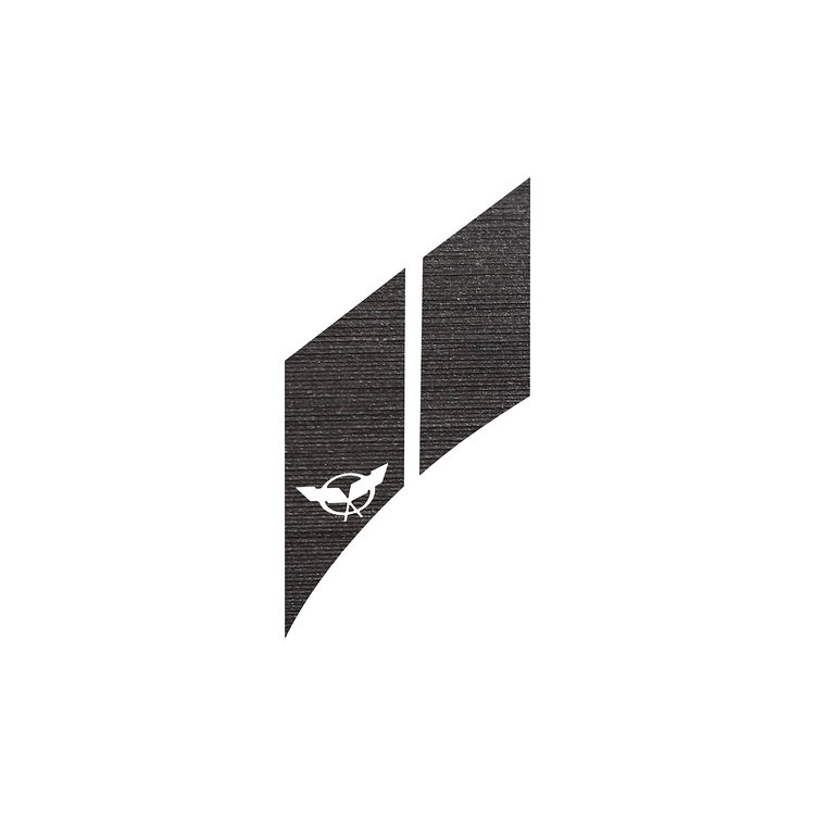 79506 G.S. Hash Marks W/ Cutout Psngr Gunmetal Brushed Steel C5, 1997-2004 Chevy Corvette, Crossed Flags