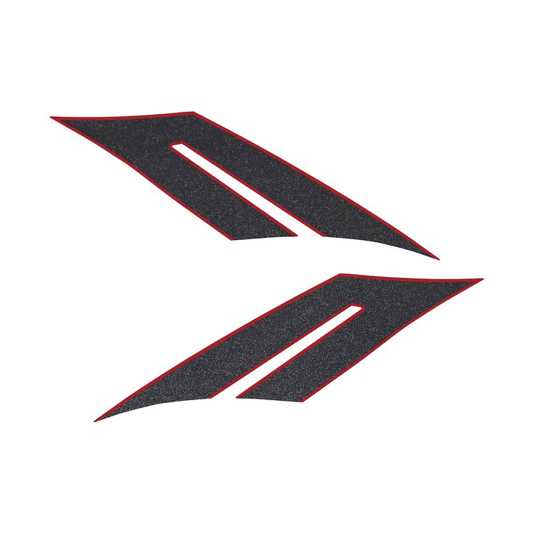 79864 Fender Hash Marks -2017 GS Style, 2015-2019 Chevy Corvette, Gloss Red/Carbon Flash, Left/Driver & Right/Passenger
