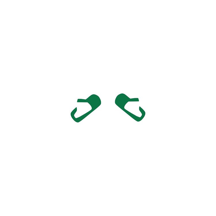 79930 Vinyl Door Button Decal Set, 2014-2019 Chevy Corvette, Pair, Gloss Green