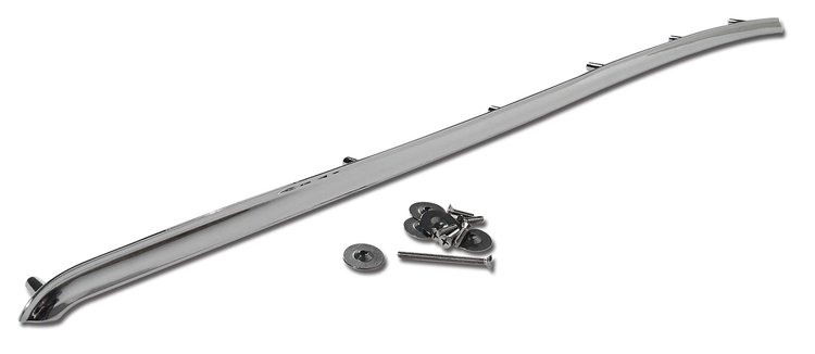 8990 Door Panel Chrome Trim Strip, 1970-1977 Chevy Corvette, LH