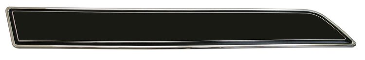 8992 Door Panel Insert Plate W/Black Insert, 1977-1977 Chevy Corvette, LH