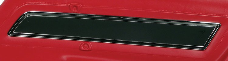 8993 Door Panel Insert Plate W/Black Insert, 1977-1977 Chevy Corvette, RH