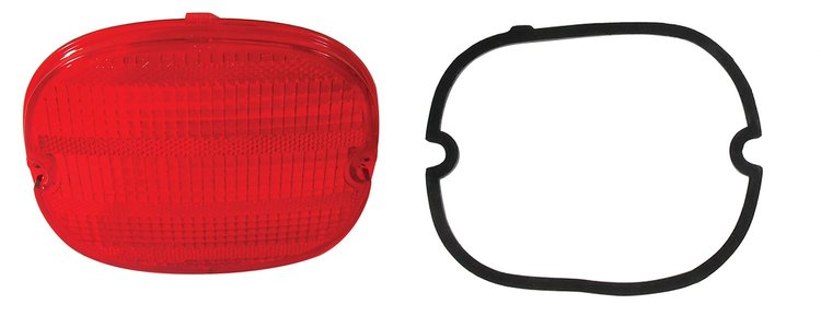 9697 Tail Light Lenses, 1991-1996 Chevy Corvette, Replacement Set W/Gaskets, 8pc