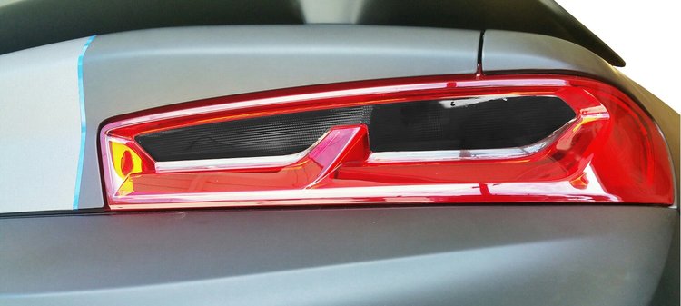 C8048 Lamin-X Tail Light Blackout, 2016-2023 Chevy Camaro, Light Smoked Vinyl