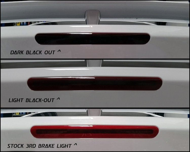 C8057 Lamin-X Third Brake Light Blackout, 2016-2023 Chevy Camaro, Medium Smoked