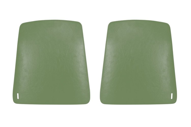 C9057 Seat Back Panels, 1969 Chevy Camaro, Light/Moss Green