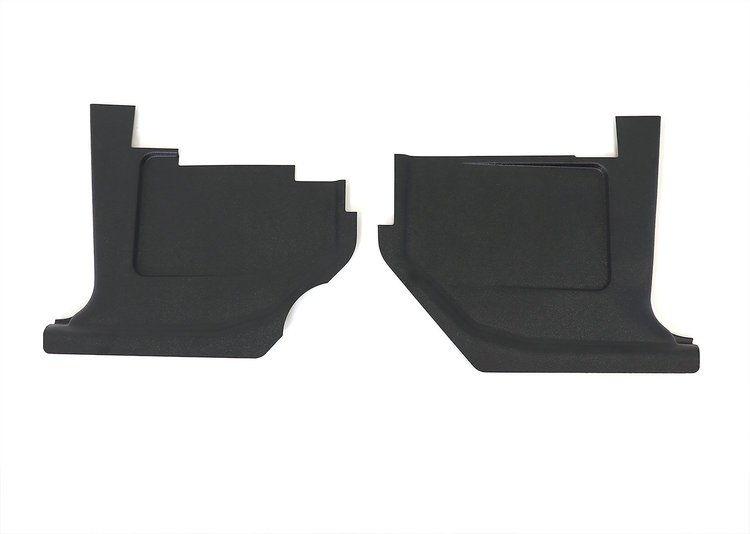 FL1678 Kick Panels, 1968-1969 Ford Fairlane, Black
