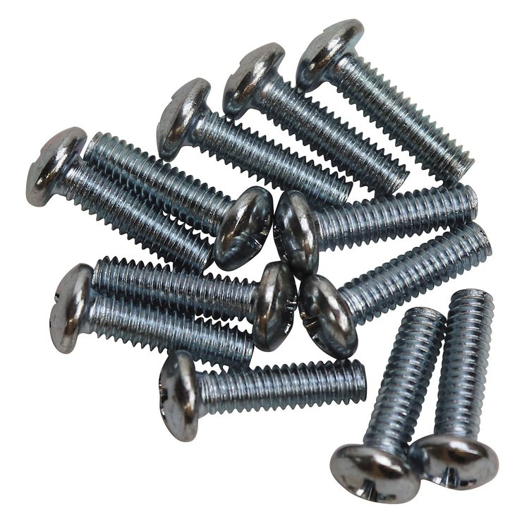 K1000 Tail Light Lens Screws, 1968-1969 Chevy Corvette, 12 Piece Set
