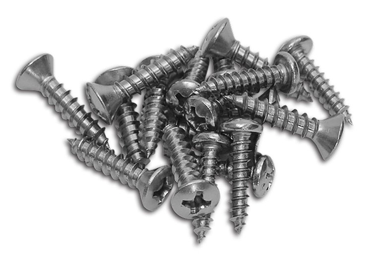 K1006 Sill Plate Screw Set, 1956-1960 Chevy Corvette, 18 Piece