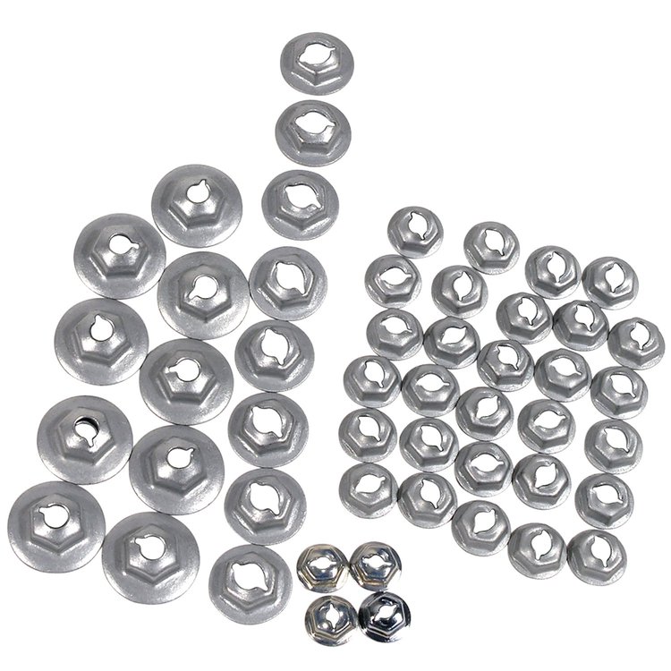 K1011 Emblem Speednut Kit, 1963-1963 Chevy Corvette, 51 Piece