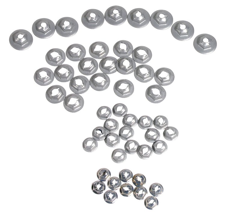K1017 Emblem Speednut Kit, 1969 Chevy Corvette, 51 Piece