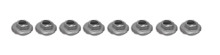 K1021 Tail Light Speednuts, 1961-1967 Chevy Corvette, 8 Piece