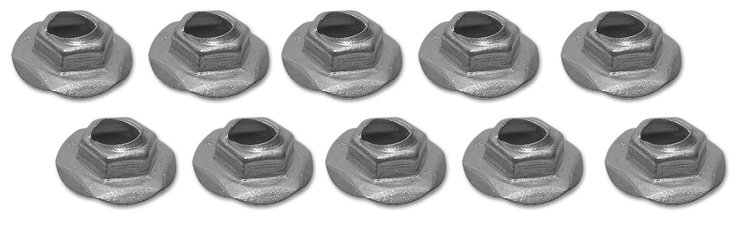 K1022 Side Marker Light Speednut Set, 1974-1982 Chevy Corvette, 10 Piece