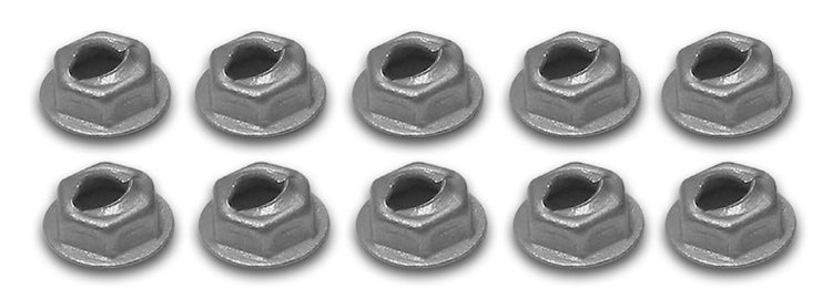 K1028 Grille Molding Speednut Set, 1968-1969 Chevy Corvette, 10 Piece