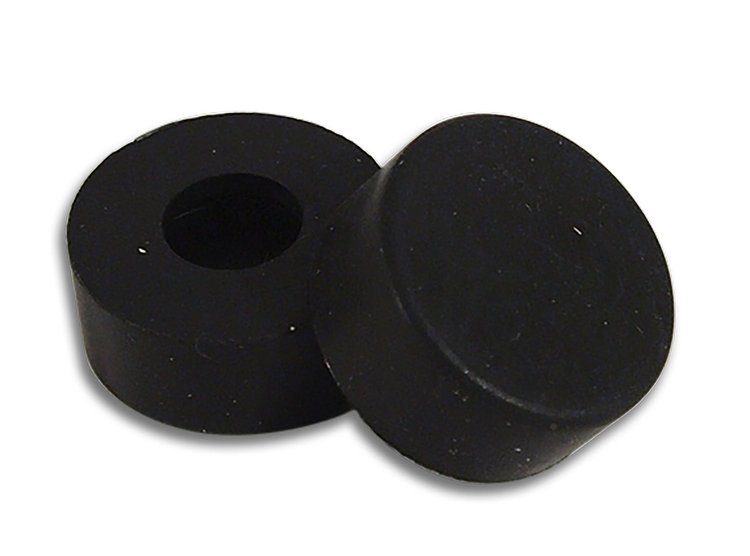 K1030 Hood Bumpers, 1953-1976 Chevy Corvette, Rubber