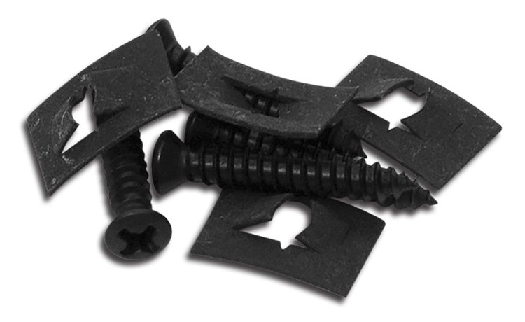 K1043 Rocker Panel End Screws & Nuts, 1963-1967 Chevy Corvette, 8 Piece Set
