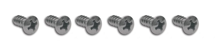 K1078 Dash Insert Screws, 1964-1966 Chevy Corvette, 64-Late, 6 Piece Set