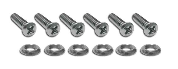 K1082 Halo Panel Screw Set, 1964-1967 Chevy Corvette, Coupe, 12 Piece