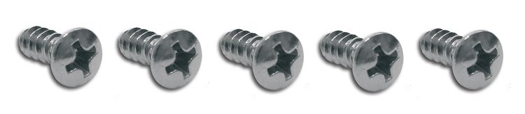 K1086 Door Panel Clip Screws, 1965-1967 Chevy Corvette, 10 Piece Set