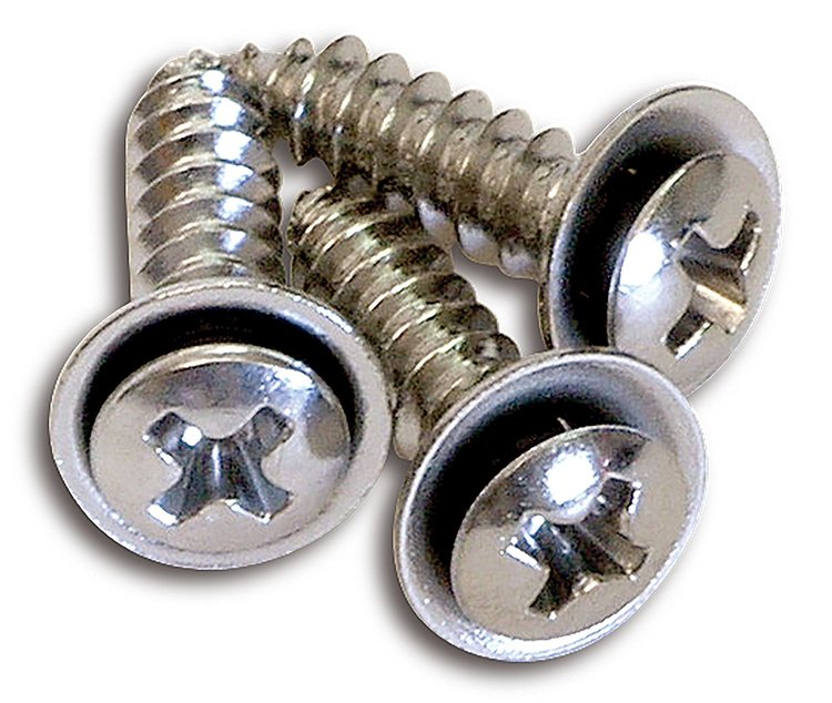 K1104 Rear Window Trim Screws, 1968-1977 Chevy Corvette, 3 Piece