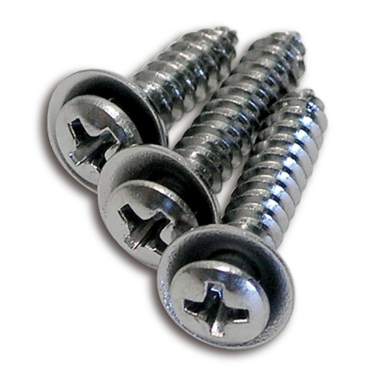 K1105 Lower Steering Column Cover Screws, 1968-1977 Chevy Corvette, 3 Piece