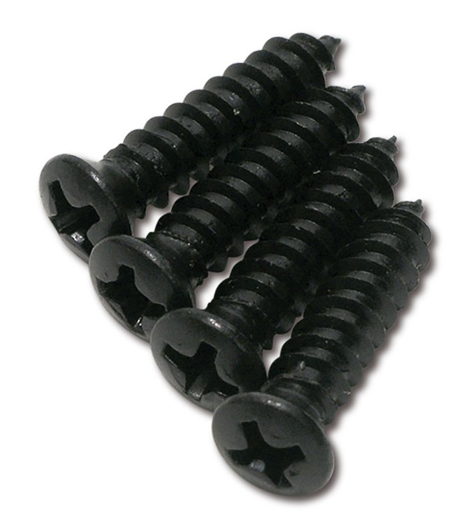 K1114 Shift Console Plate Screws, 1968-1976 Chevy Corvette, 4 Piece Set