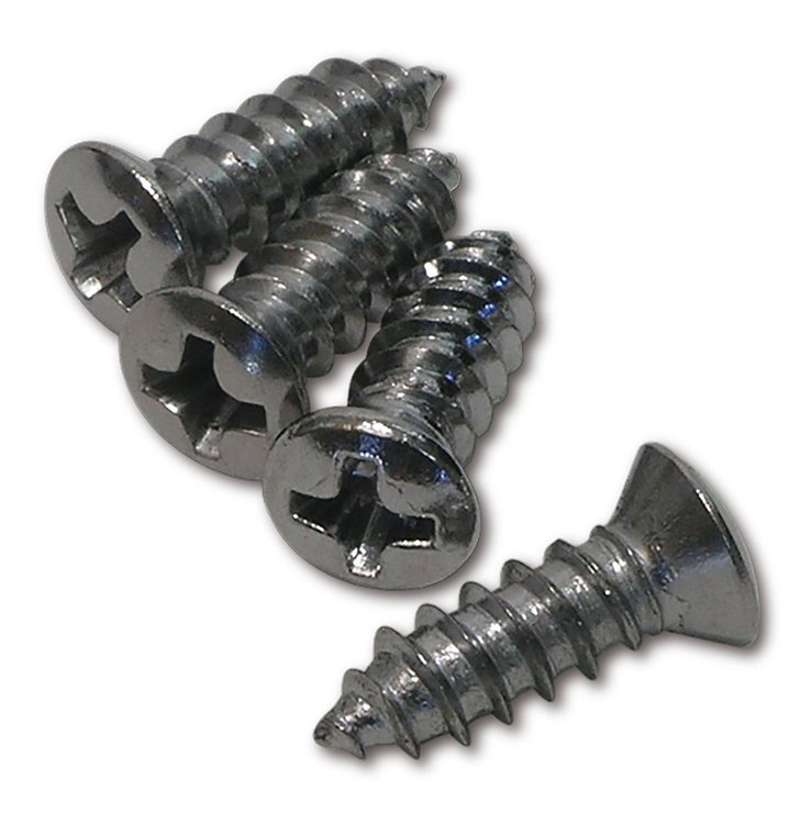 K1116 Gauge Cluster Screws, 1968-1976 Chevy Corvette, 4 Piece