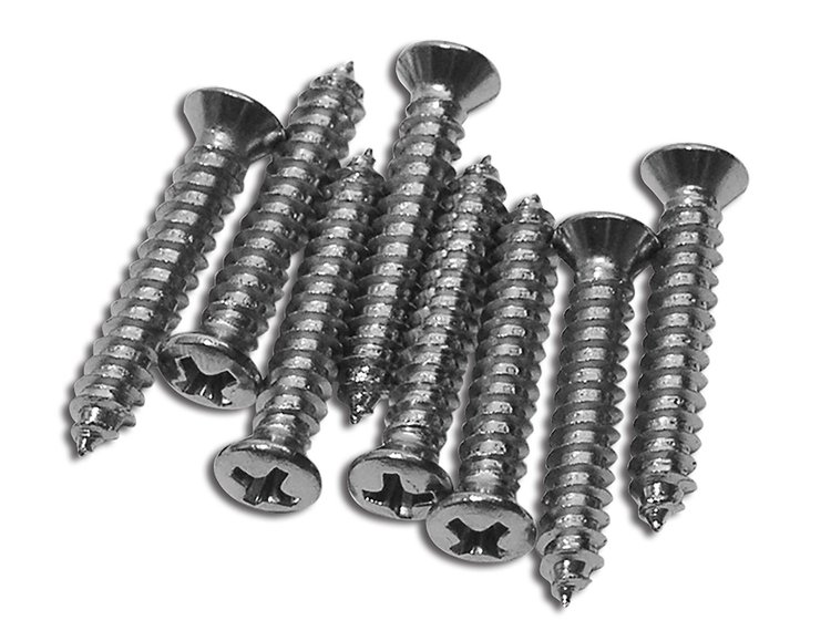 K1118 Sill Plate Screw Set, 1978-1982 Chevy Corvette, 8 Piece