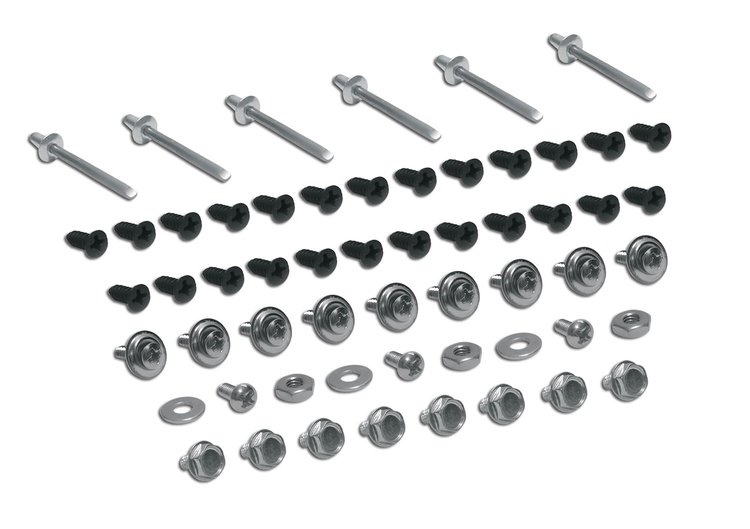 K1125 Rear Compartment Hardware Screw Set, 1968-1972 Chevy Corvette