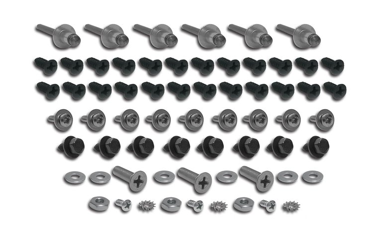 K1126 Rear Compartment Hardware Screw Set, 1973-1977 Chevy Corvette