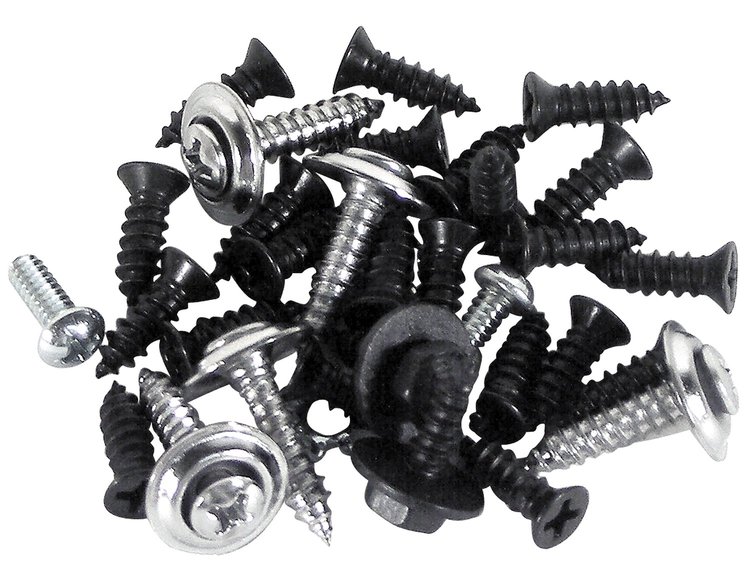 K1128 Rear Compartment Hardware Screw Set, 1979-1982 Chevy Corvette