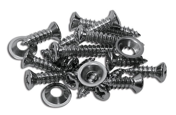 K1130 Windshield Trim Molding Screws, 1977-1982 Chevy Corvette, 18 Piece