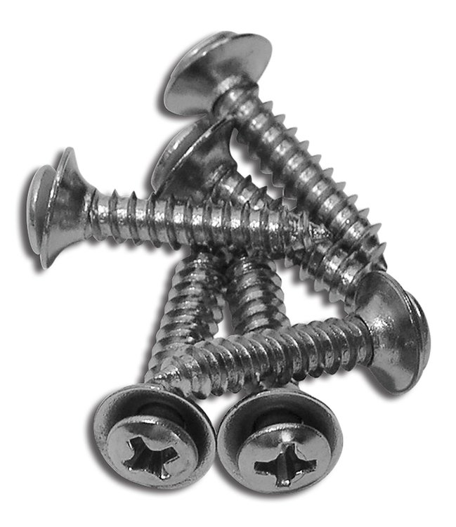 K1132 Rear Speaker Grille Screws, 1978-1982 Chevy Corvette, 6 Piece Set