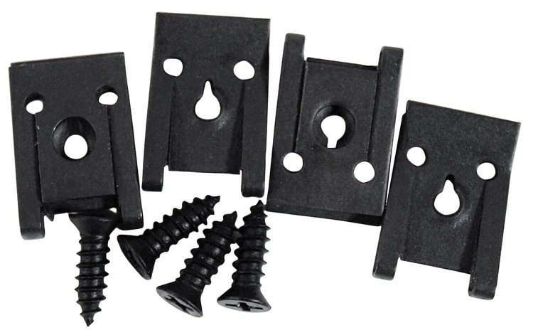 K1133 Gas Lid Bezel Screw Set, 1968-1977 Chevy Corvette, 8 Piece