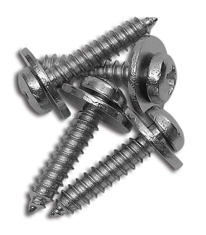 K1137 Door Panel Screw Set, 1978-1982 Chevy Corvette, Upper, 4 Piece