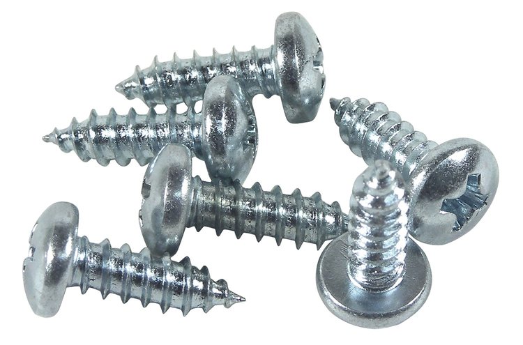 K1143 Grille Molding Screw Set, 1963-1964 Chevy Corvette, 6 Piece
