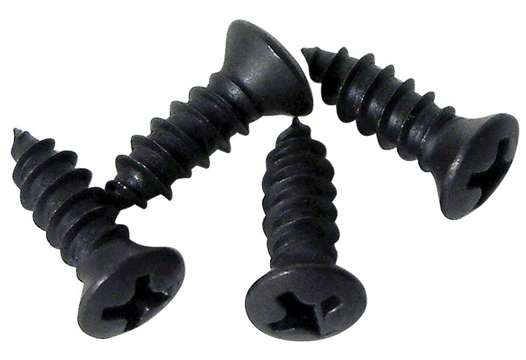 K1171 Door Panel Light Screws, 1984-1993 Chevy Corvette, 4 Piece
