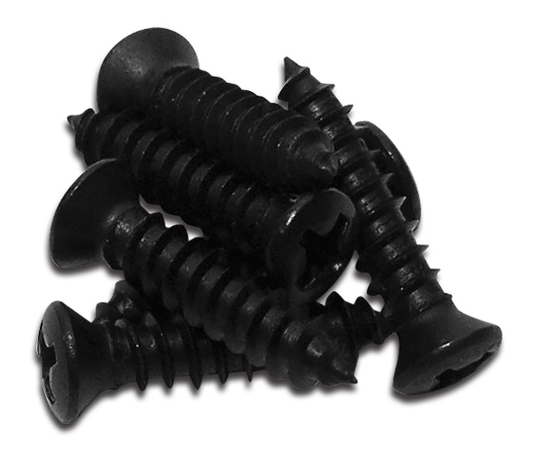 K1177 Windshield Pillar Post Screws, 1984-1996 Chevy Corvette, 6 Piece