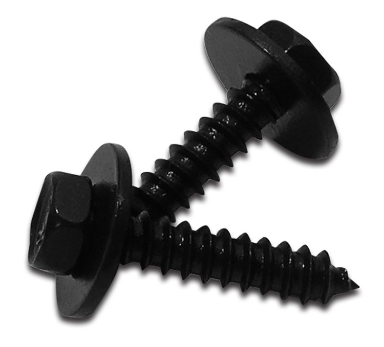 K1181 Rear Compartment Latch Escutcheon Screws, 1984-1996 Chevy Corvette, 2 Piece
