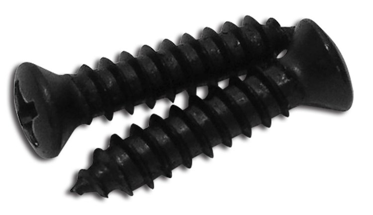 K1184 Coupe Rear Window Compartment Tray Screws, 1984-1996 Chevy Corvette, 2 Piece