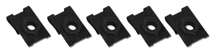 K1189 Dash Cluster U-Nuts, 1963-1967 Chevy Corvette, 5 Piece
