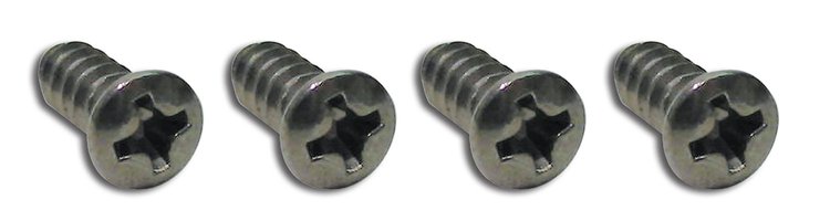 K1200 Windshield Upper Molding Screws, 1968-1982 Chevy Corvette, 4 Piece Set