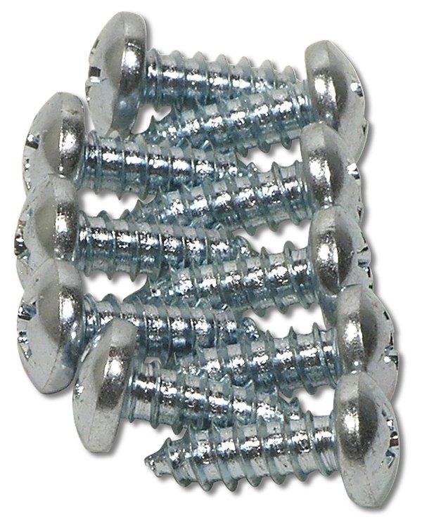 K1204 Grille Molding Clip Screw Set, 1963-1964 Chevy Corvette, 10 Piece