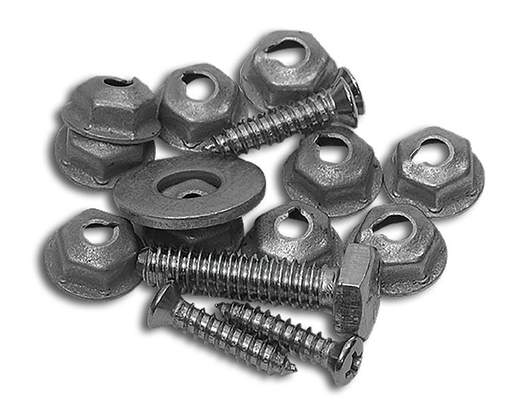 K1208 Park Brake Console Hardware Kit, 1968-1976 Chevy Corvette