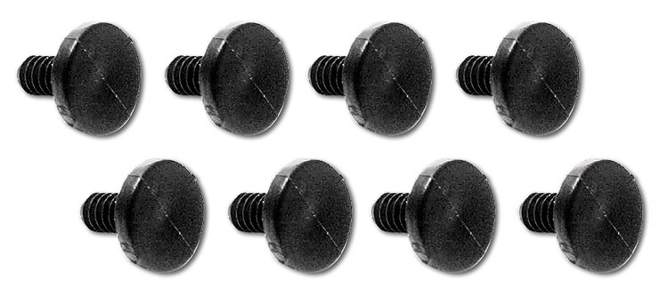 K1228 Weatherstrip Retainer Set, 1963-1967 Chevy Corvette, Door Auxiliary, 8 Piece