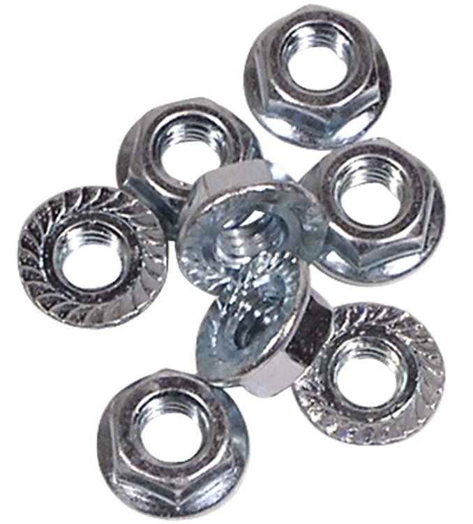 K1230 Grille Bar To Bumper Nuts, 1958-1960 Chevy Corvette, 8 Piece Set