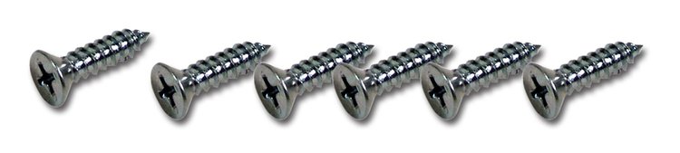 K1233 Vent Grille Screw Set, 1963-1967 Chevy Corvette