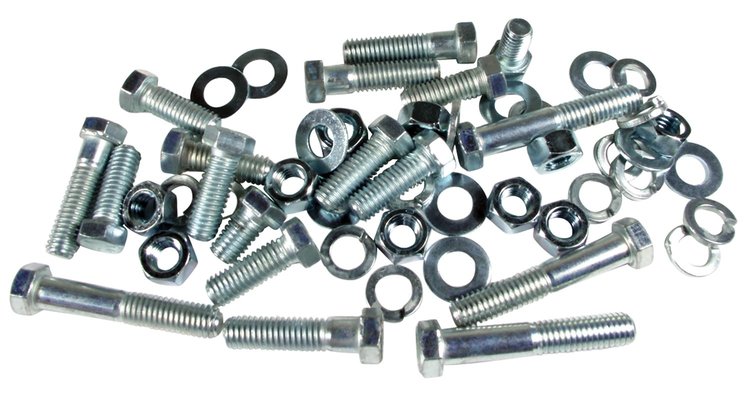 K1254 Rear Bumper Mount Bolt Kit, 1958-1960 Chevy Corvette, Replacement 52 Piece