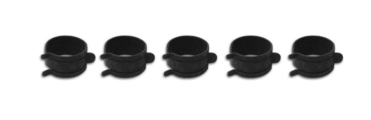 K1264 Coolant Tank Hose Clamp Set, 1974-1982 Chevy Corvette, 5 Piece