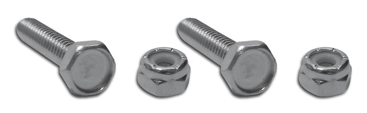 K1273 Relay Rod Seal Clamp Bolt & Nut Set, 1963-1976 Chevy Corvette